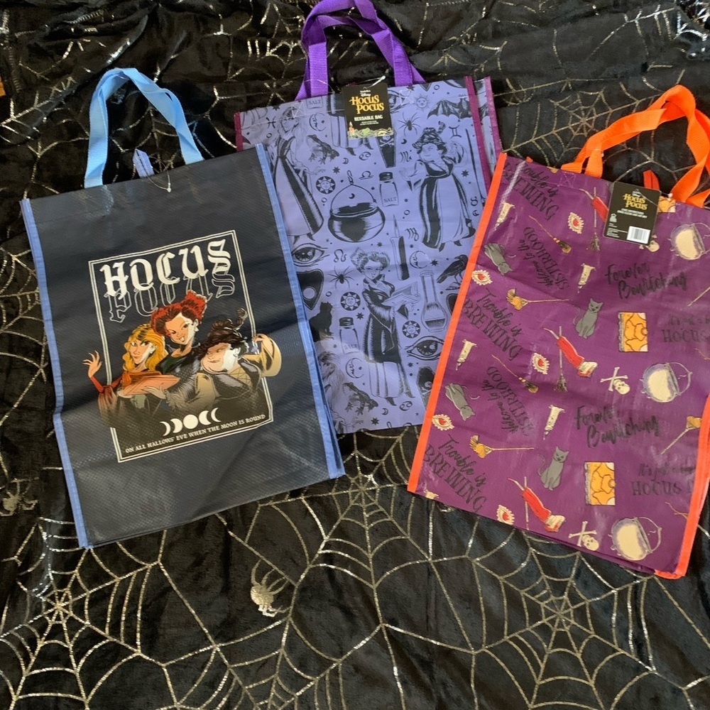 Hocus Pocus Set of‎ 3 Reusable Bags